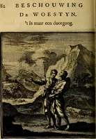 Picture 23 of 97 from Beschouwing der wereld : bestaande in hondert konstige figuuren, met godlyke spreuken en stichtelyke verzen (1708), leaf 93