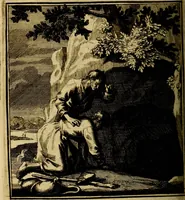 An illustration from Beschouwing der wereld : bestaande in hondert konstige figuuren, met godlyke spreuken en stichtelyke verzen (1708)