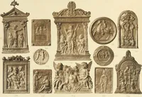 An illustration from Beschreibung der Bildwerke der christlichen Epoche. Bearb. von Wilhelm Bode und Hugo von Tschudi (1888)