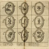 An illustration from Beschreibung derer fürstlicher güligscher &c. Hochzeit : so im Jahr Christi tausent fünffhundert achtzig fünff, am sechszehenden Junij vnd nechstfolgenden acht Tagen, zu Düsseldorff mit grossen Freuden, fürstlichen Triumph vnd Herrligkeit gehalten worden (1587)