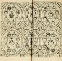 An illustration from Beschreibung derer fürstlicher güligscher &c. Hochzeit : so im Jahr Christi tausent fünffhundert achtzig fünff, am sechszehenden Junij vnd nechstfolgenden acht Tagen, zu Düsseldorff mit grossen Freuden, fürstlichen Triumph vnd Herrligkeit gehalten worden (1587)