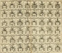 An illustration from Beschreibung derer fürstlicher güligscher &c. Hochzeit : so im Jahr Christi tausent fünffhundert achtzig fünff, am sechszehenden Junij vnd nechstfolgenden acht Tagen, zu Düsseldorff mit grossen Freuden, fürstlichen Triumph vnd Herrligkeit gehalten worden (1587)