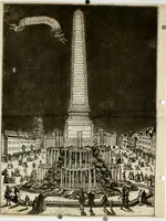 Picture 6 of 23 from Beschreibung der Illumination zu Dressden bey der königlichen sicilianischen in Vollmacht vollzogenen Vermählung : nebst andern dahin gehörigen Vorstellungen und verschiedenen Kupffer-Stichen (1738), leaf 19
