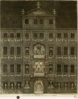 Picture 10 of 23 from Beschreibung der Illumination zu Dressden bey der königlichen sicilianischen in Vollmacht vollzogenen Vermählung : nebst andern dahin gehörigen Vorstellungen und verschiedenen Kupffer-Stichen (1738), leaf 85