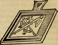 An illustration from Beschreibung der vornehmsten Merkwürdigkeiten in des H.R. Reichs freyen Stadt Nürnberg und auf der hohen Schule zu Altdorf : nebst einem chronologischen Verzeichnisse der von deutschen, insonderheit Nürnbergern, erfundenen Künste, vom XIII Jahrhunderte bis auf jetzige Zeiten (1778)