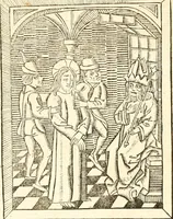 An illustration from Beschreibung der vornehmsten Merkwürdigkeiten in des H.R. Reichs freyen Stadt Nürnberg und auf der hohen Schule zu Altdorf : nebst einem chronologischen Verzeichnisse der von deutschen, insonderheit Nürnbergern, erfundenen Künste, vom XIII Jahrhunderte bis auf jetzige Zeiten (1778)