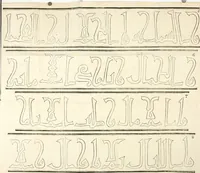 An illustration from Beschreibung der vornehmsten Merkwürdigkeiten in des H.R. Reichs freyen Stadt Nürnberg und auf der hohen Schule zu Altdorf : nebst einem chronologischen Verzeichnisse der von deutschen, insonderheit Nürnbergern, erfundenen Künste, vom XIII Jahrhunderte bis auf jetzige Zeiten (1778)