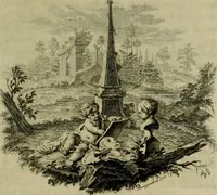 An illustration from Beschreibung des Cabinets von Gemählden verschiedener berühmten Mahler des Herrn Johann Gottlieb Stein (1763)