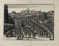 An illustration from Beschreibung vnd Abbildung aller königl. und churfürstl. Ein-Züge, Wahl vnd Crönungs Acta : so geschehen zu Franckfurt am Mayn im Jahr 1658 : sampt andern darzu gehörigen vnd beygefügten Sachen (1658)