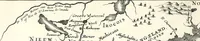 An illustration from Beschrijvinghe van Virginia, Nieuw Nederlandt, Nieuw Engelandt, en d'eylanden Bermudes, Berbados, en S. Christoffel. Dienstelijck voor elck een derwaerts handelende, en alle voort-planters van nieuw colonien (1651)