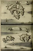 An illustration from Naukeurige beschryving der eilanden, in de archipel der Middelantsche zee, en ontrent dezelve, gelegen : waer onder de voornaemste Cyprus, Rhodus, Kandien, Samos, Scio, Negroponte, Lemnos, Paros, Delos, Patmos, en andere in groten getale, behelzende der zelver benamingen, gelegentheden, steden, kastelen, gedenkwaerdige aeloude en hedendaeghse geschiedenissen, bestieringen, veroveringen, gewassen, dieren, &c. : verrijkt met zee- en eilant-kaerten, en afbeeldingen van steden, dieren, gewassen &c. (1688)
