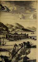 An illustration from Naukeurige beschryving der eilanden, in de archipel der Middelantsche zee, en ontrent dezelve, gelegen : waer onder de voornaemste Cyprus, Rhodus, Kandien, Samos, Scio, Negroponte, Lemnos, Paros, Delos, Patmos, en andere in groten getale, behelzende der zelver benamingen, gelegentheden, steden, kastelen, gedenkwaerdige aeloude en hedendaeghse geschiedenissen, bestieringen, veroveringen, gewassen, dieren, &c. : verrijkt met zee- en eilant-kaerten, en afbeeldingen van steden, dieren, gewassen &c. (1688)