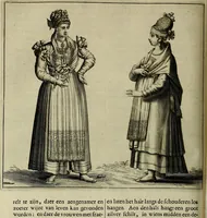 An illustration from Naukeurige beschryving der eilanden, in de archipel der Middelantsche zee, en ontrent dezelve, gelegen : waer onder de voornaemste Cyprus, Rhodus, Kandien, Samos, Scio, Negroponte, Lemnos, Paros, Delos, Patmos, en andere in groten getale, behelzende der zelver benamingen, gelegentheden, steden, kastelen, gedenkwaerdige aeloude en hedendaeghse geschiedenissen, bestieringen, veroveringen, gewassen, dieren, &c. : verrijkt met zee- en eilant-kaerten, en afbeeldingen van steden, dieren, gewassen &c. (1688)