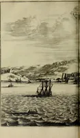 An illustration from Naukeurige beschryving der eilanden, in de archipel der Middelantsche zee, en ontrent dezelve, gelegen : waer onder de voornaemste Cyprus, Rhodus, Kandien, Samos, Scio, Negroponte, Lemnos, Paros, Delos, Patmos, en andere in groten getale, behelzende der zelver benamingen, gelegentheden, steden, kastelen, gedenkwaerdige aeloude en hedendaeghse geschiedenissen, bestieringen, veroveringen, gewassen, dieren, &c. : verrijkt met zee- en eilant-kaerten, en afbeeldingen van steden, dieren, gewassen &c. (1688)