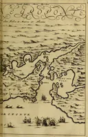 An illustration from Naukeurige beschryving der eilanden, in de archipel der Middelantsche zee, en ontrent dezelve, gelegen : waer onder de voornaemste Cyprus, Rhodus, Kandien, Samos, Scio, Negroponte, Lemnos, Paros, Delos, Patmos, en andere in groten getale, behelzende der zelver benamingen, gelegentheden, steden, kastelen, gedenkwaerdige aeloude en hedendaeghse geschiedenissen, bestieringen, veroveringen, gewassen, dieren, &c. : verrijkt met zee- en eilant-kaerten, en afbeeldingen van steden, dieren, gewassen &c. (1688)
