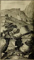 An illustration from Naukeurige beschryving der eilanden, in de archipel der Middelantsche zee, en ontrent dezelve, gelegen : waer onder de voornaemste Cyprus, Rhodus, Kandien, Samos, Scio, Negroponte, Lemnos, Paros, Delos, Patmos, en andere in groten getale, behelzende der zelver benamingen, gelegentheden, steden, kastelen, gedenkwaerdige aeloude en hedendaeghse geschiedenissen, bestieringen, veroveringen, gewassen, dieren, &c. : verrijkt met zee- en eilant-kaerten, en afbeeldingen van steden, dieren, gewassen &c. (1688)