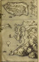 An illustration from Naukeurige beschryving der eilanden, in de archipel der Middelantsche zee, en ontrent dezelve, gelegen : waer onder de voornaemste Cyprus, Rhodus, Kandien, Samos, Scio, Negroponte, Lemnos, Paros, Delos, Patmos, en andere in groten getale, behelzende der zelver benamingen, gelegentheden, steden, kastelen, gedenkwaerdige aeloude en hedendaeghse geschiedenissen, bestieringen, veroveringen, gewassen, dieren, &c. : verrijkt met zee- en eilant-kaerten, en afbeeldingen van steden, dieren, gewassen &c. (1688)