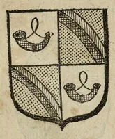 An illustration from Beschryvinge der stad Dordrecht : vervatende haar begin, opkomst, toeneming, en verdere stant ... Als mede een verzamelinge van eenige geslachtboomen, der adelijke, aal-oude, en aanzienlijke heeren-geslachten, van, en in, Dordrecht, enz. ... (1677)