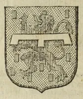 An illustration from Beschryvinge der stad Dordrecht : vervatende haar begin, opkomst, toeneming, en verdere stant ... Als mede een verzamelinge van eenige geslachtboomen, der adelijke, aal-oude, en aanzienlijke heeren-geslachten, van, en in, Dordrecht, enz. ... (1677)