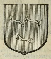 An illustration from Beschryvinge der stad Dordrecht : vervatende haar begin, opkomst, toeneming, en verdere stant ... Als mede een verzamelinge van eenige geslachtboomen, der adelijke, aal-oude, en aanzienlijke heeren-geslachten, van, en in, Dordrecht, enz. ... (1677)
