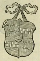 An illustration from Beschryvinge der stad Dordrecht : vervatende haar begin, opkomst, toeneming, en verdere stant ... Als mede een verzamelinge van eenige geslachtboomen, der adelijke, aal-oude, en aanzienlijke heeren-geslachten, van, en in, Dordrecht, enz. ... (1677)