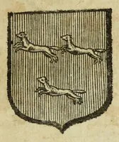 An illustration from Beschryvinge der stad Dordrecht : vervatende haar begin, opkomst, toeneming, en verdere stant ... Als mede een verzamelinge van eenige geslachtboomen, der adelijke, aal-oude, en aanzienlijke heeren-geslachten, van, en in, Dordrecht, enz. ... (1677)