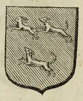 An illustration from Beschryvinge der stad Dordrecht : vervatende haar begin, opkomst, toeneming, en verdere stant ... Als mede een verzamelinge van eenige geslachtboomen, der adelijke, aal-oude, en aanzienlijke heeren-geslachten, van, en in, Dordrecht, enz. ... (1677)