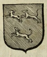 An illustration from Beschryvinge der stad Dordrecht : vervatende haar begin, opkomst, toeneming, en verdere stant ... Als mede een verzamelinge van eenige geslachtboomen, der adelijke, aal-oude, en aanzienlijke heeren-geslachten, van, en in, Dordrecht, enz. ... (1677)