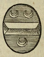 An illustration from Beschryvinge der stad Dordrecht : vervatende haar begin, opkomst, toeneming, en verdere stant ... Als mede een verzamelinge van eenige geslachtboomen, der adelijke, aal-oude, en aanzienlijke heeren-geslachten, van, en in, Dordrecht, enz. ... (1677)