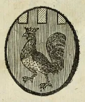 An illustration from Beschryvinge der stad Dordrecht : vervatende haar begin, opkomst, toeneming, en verdere stant ... Als mede een verzamelinge van eenige geslachtboomen, der adelijke, aal-oude, en aanzienlijke heeren-geslachten, van, en in, Dordrecht, enz. ... (1677)