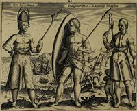 An illustration from Historische beschryvinghe der seer wijt beroemde Coop-stadt Amsterdam : waer inne benevens de eerste beginselen ende opcomsten der stadt, verscheyde privilgien ordonnantien, ende andere ghedenckweerdinghe gheschiedenissen met het ghene de nieuwe vergrootinghen der stadt, als oock de handel ende verre reysen ende de politie betreffende is, tot desen teghenwoordinghen tijt, nae her vervolch der jaeren, verhaelt werdt (1614)