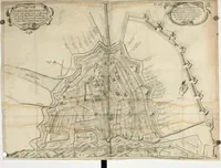 An illustration from Historische beschryvinghe der seer wijt beroemde Coop-stadt Amsterdam : waer inne benevens de eerste beginselen ende opcomsten der stadt, verscheyde privilgien ordonnantien, ende andere ghedenckweerdinghe gheschiedenissen met het ghene de nieuwe vergrootinghen der stadt, als oock de handel ende verre reysen ende de politie betreffende is, tot desen teghenwoordinghen tijt, nae her vervolch der jaeren, verhaelt werdt (1614)