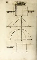 Picture 20 of 41 from Beschryvinghe van Albrecht Durer van de menschelijcke proportion : begrepen in vier onderscheyden boecken, zeer nut ende profijtelijck voor alle lief-hebbers defer konste : in't latijn ende hooghduytsch, tot Nurenbergh ghedruct, tot koste van syne nae-ghelaten weduvve, in't iaer ons Heeren 1527 : ende nu in onse Nederlandtsche sprake over-gheset, tot dienste der ghener die de konste beminnen, ende de latijnsche ofte hooghduytsche sprake niet en cerstaen (1622), leaf 180