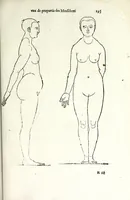 Picture 32 of 41 from Beschryvinghe van Albrecht Durer van de menschelijcke proportion : begrepen in vier onderscheyden boecken, zeer nut ende profijtelijck voor alle lief-hebbers defer konste : in't latijn ende hooghduytsch, tot Nurenbergh ghedruct, tot koste van syne nae-ghelaten weduvve, in't iaer ons Heeren 1527 : ende nu in onse Nederlandtsche sprake over-gheset, tot dienste der ghener die de konste beminnen, ende de latijnsche ofte hooghduytsche sprake niet en cerstaen (1622), leaf 203
