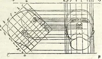 Picture 33 of 41 from Beschryvinghe van Albrecht Durer van de menschelijcke proportion : begrepen in vier onderscheyden boecken, zeer nut ende profijtelijck voor alle lief-hebbers defer konste : in't latijn ende hooghduytsch, tot Nurenbergh ghedruct, tot koste van syne nae-ghelaten weduvve, in't iaer ons Heeren 1527 : ende nu in onse Nederlandtsche sprake over-gheset, tot dienste der ghener die de konste beminnen, ende de latijnsche ofte hooghduytsche sprake niet en cerstaen (1622), leaf 247
