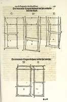 Picture 41 of 41 from Beschryvinghe van Albrecht Durer van de menschelijcke proportion : begrepen in vier onderscheyden boecken, zeer nut ende profijtelijck voor alle lief-hebbers defer konste : in't latijn ende hooghduytsch, tot Nurenbergh ghedruct, tot koste van syne nae-ghelaten weduvve, in't iaer ons Heeren 1527 : ende nu in onse Nederlandtsche sprake over-gheset, tot dienste der ghener die de konste beminnen, ende de latijnsche ofte hooghduytsche sprake niet en cerstaen (1622), leaf 279
