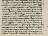 An illustration from Bessarionis Cardinalis Sabini & Patriarche Consta[n]tinopolitani capitula libri p[ri]mi aduersus calu[m]niatore[m] Plato[n]is incipiu[n]t feliciter