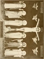 An illustration from Beuroner Kunst; eine Ausdrucksform der christlichen Mystik (1921)