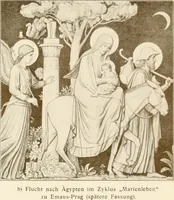 An illustration from Beuroner Kunst; eine Ausdrucksform der christlichen Mystik (1921)