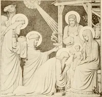 An illustration from Beuroner Kunst; eine Ausdrucksform der christlichen Mystik (1921)