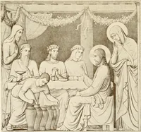 An illustration from Beuroner Kunst; eine Ausdrucksform der christlichen Mystik (1921)