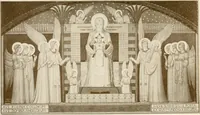 An illustration from Beuroner Kunst; eine Ausdrucksform der christlichen Mystik (1921)