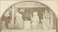 An illustration from Beuroner Kunst; eine Ausdrucksform der christlichen Mystik (1921)