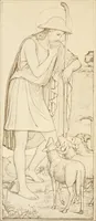 An illustration from Beuroner Kunst; eine Ausdrucksform der christlichen Mystik (1921)