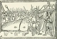 An illustration from The Bewick collector. A descriptive catalogue of the works of Thomas and John Bewick; including cuts, in various states, for books and pamphlets, private gentlemen, public companies, exhibitions, races, newspapers, shop cards, invoice heads, bar bills, coal certificates, broadsides, and other miscellaneous purposes, and wood blocks. With an appendix of portraits, autographs, works of pupils, &c. &c. The whole described from the originals contained in the largest and most perfect collection ever formed, and illustrated with a hundred and twelve cuts (1866)