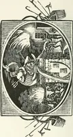 An illustration from The Bewick collector. A descriptive catalogue of the works of Thomas and John Bewick; including cuts, in various states, for books and pamphlets, private gentlemen, public companies, exhibitions, races, newspapers, shop cards, invoice heads, bar bills, coal certificates, broadsides, and other miscellaneous purposes, and wood blocks. With an appendix of portraits, autographs, works of pupils, &c. &c. The whole described from the originals contained in the largest and most perfect collection ever formed, and illustrated with a hundred and twelve cuts (1866)