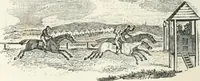 An illustration from The Bewick collector. A descriptive catalogue of the works of Thomas and John Bewick; including cuts, in various states, for books and pamphlets, private gentlemen, public companies, exhibitions, races, newspapers, shop cards, invoice heads, bar bills, coal certificates, broadsides, and other miscellaneous purposes, and wood blocks. With an appendix of portraits, autographs, works of pupils, &c. &c. The whole described from the originals contained in the largest and most perfect collection ever formed, and illustrated with a hundred and twelve cuts (1866)
