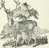 An illustration from The Bewick collector. A descriptive catalogue of the works of Thomas and John Bewick; including cuts, in various states, for books and pamphlets, private gentlemen, public companies, exhibitions, races, newspapers, shop cards, invoice heads, bar bills, coal certificates, broadsides, and other miscellaneous purposes, and wood blocks. With an appendix of portraits, autographs, works of pupils, &c. &c. The whole described from the originals contained in the largest and most perfect collection ever formed, and illustrated with a hundred and twelve cuts (1866)