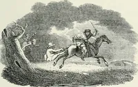 An illustration from The Bewick collector. A descriptive catalogue of the works of Thomas and John Bewick; including cuts, in various states, for books and pamphlets, private gentlemen, public companies, exhibitions, races, newspapers, shop cards, invoice heads, bar bills, coal certificates, broadsides, and other miscellaneous purposes, and wood blocks. With an appendix of portraits, autographs, works of pupils, &c. &c. The whole described from the originals contained in the largest and most perfect collection ever formed, and illustrated with a hundred and twelve cuts (1866)
