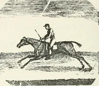 An illustration from The Bewick collector. A descriptive catalogue of the works of Thomas and John Bewick; including cuts, in various states, for books and pamphlets, private gentlemen, public companies, exhibitions, races, newspapers, shop cards, invoice heads, bar bills, coal certificates, broadsides, and other miscellaneous purposes, and wood blocks. With an appendix of portraits, autographs, works of pupils, &c. &c. The whole described from the originals contained in the largest and most perfect collection ever formed, and illustrated with a hundred and twelve cuts (1866)
